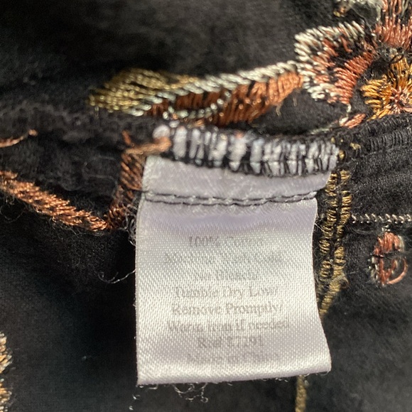 Black velvet Johnny Was coat - Picture 6 of 9